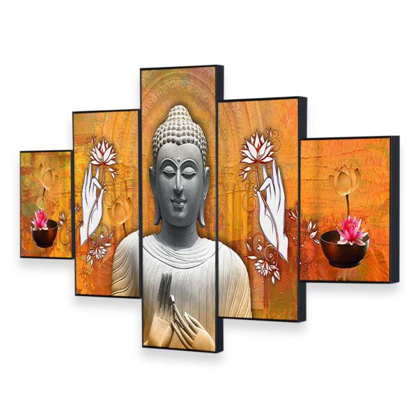 Set Of Five Framed Digital Wall Painting - Image 2