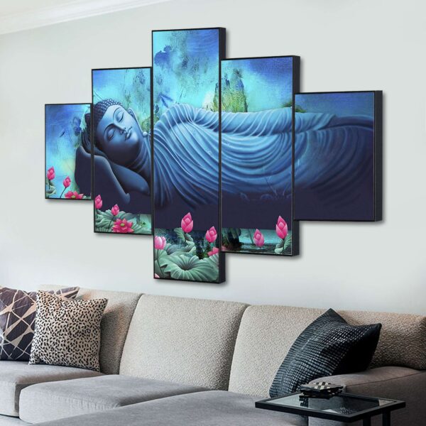 Set Of Five Framed Digital Wall Painting