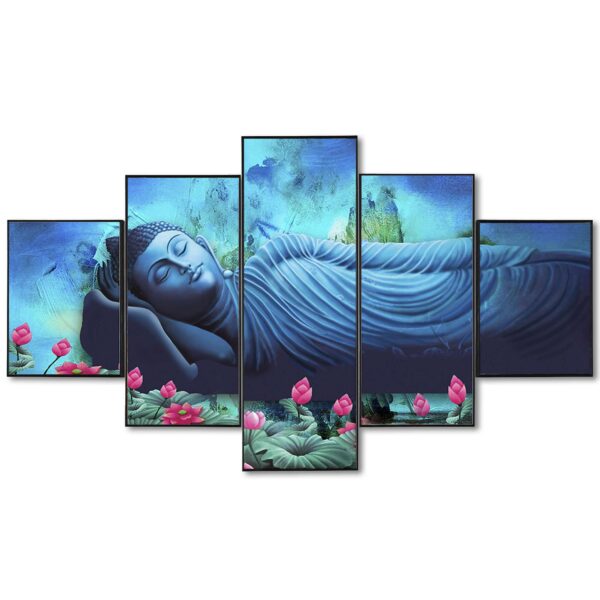 Set Of Five Framed Digital Wall Painting - Image 2