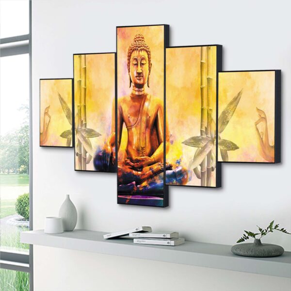 Set Of Five Framed Digital Wall Painting - Image 3