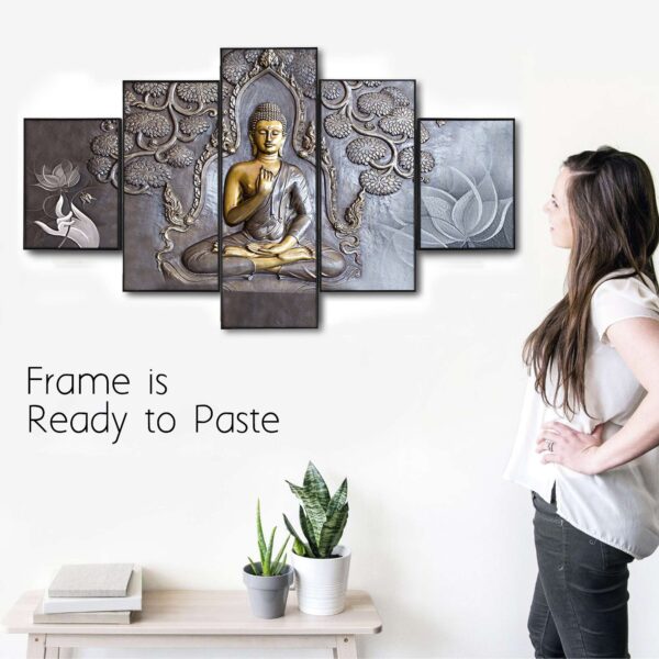 Set Of Five Framed Digital Wall Painting - Image 4