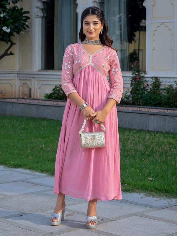 Cotton Printed Kurta with Coordinated Palazzo and Dupatta for Women(M) - Image 8